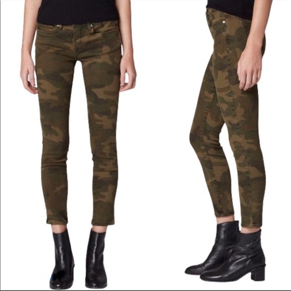 Blank NYC The Reade Skinny Crop Scout Pant Camoflauge Camo Print Jeans 29 - Picture 4 of 15